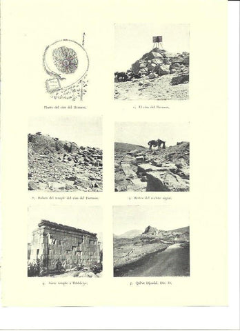 LAMINA 36425: Ruinas de Hermon, Israel