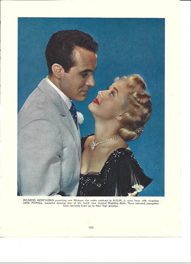 LAMINA 36478: Ricardo Montalban con Jane Powell