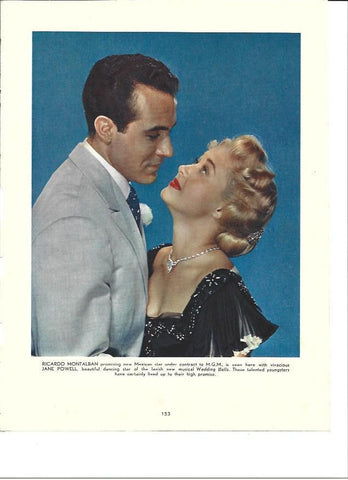 LAMINA 36478: Ricardo Montalban con Jane Powell