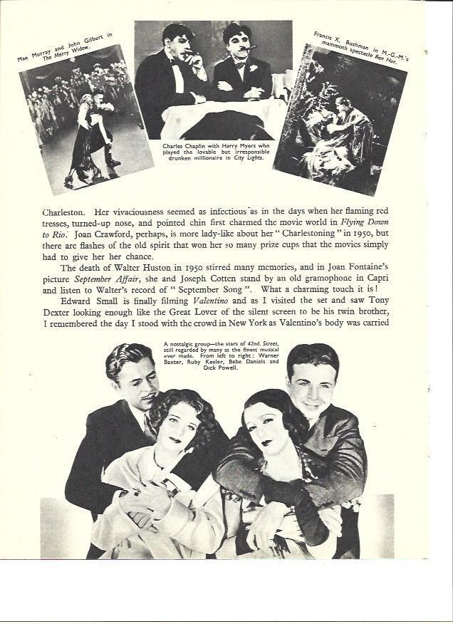 LAMINA 36469: Charles Chaplin y el grupo 42nd Street