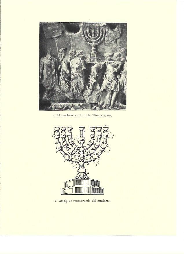 LAMINA 36099: Candelabro del Arco de Tito y reconstrucción