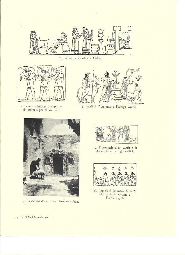 LAMINA 36129: Sacrificios rituales en Asiria, Grecia y Egipto