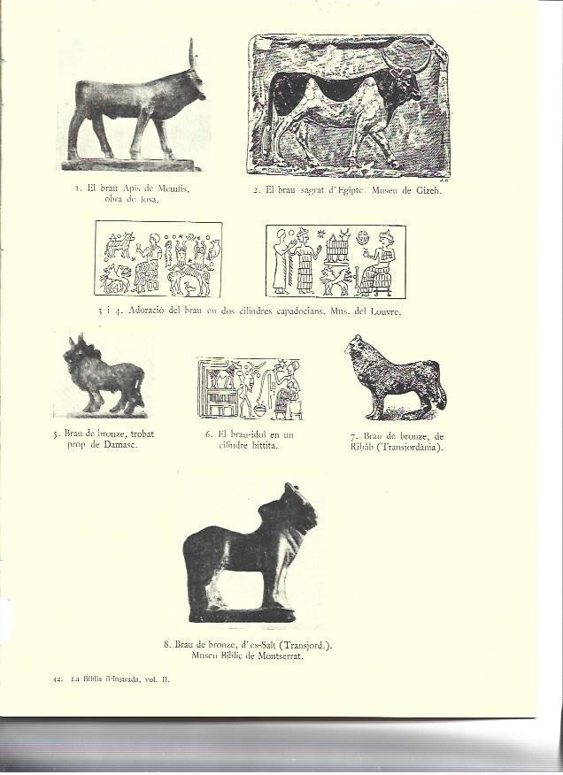 LAMINA 36118: El dios Apis de Egipto y toros de bronce de Damasco