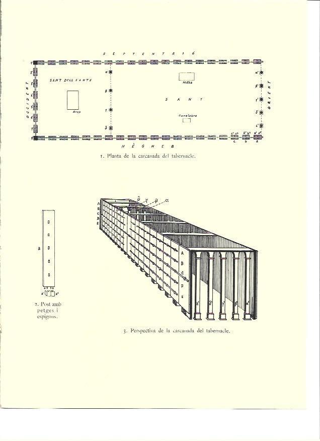 LAMINA 36102: Planta y perspectiva del Tabernaculo