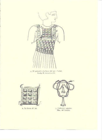 LAMINA 36108: Pectoral del antiguo Egipto