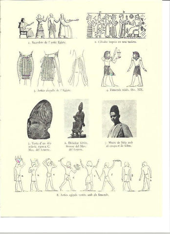 LAMINA 36111: Ornamentos del Antiguo Egipto