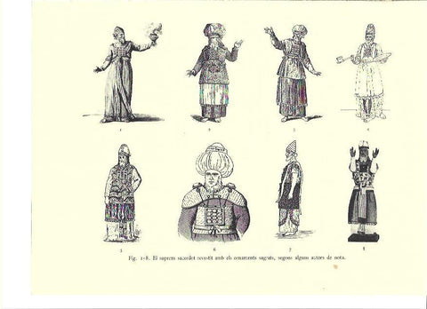 LAMINA 36112: Reconstruccion de la vestimenta del Sumo Sacerdote del antiguo Israel