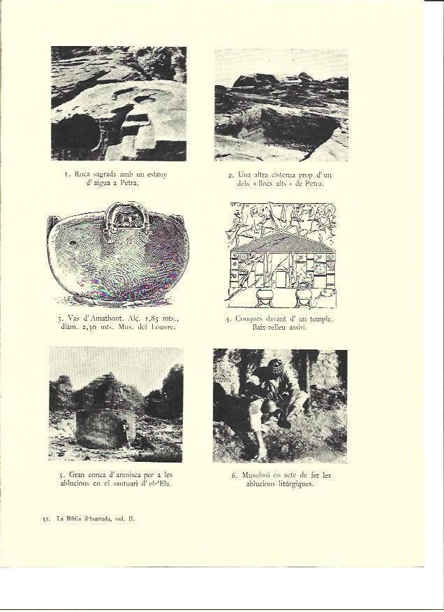 LAMINA 36114: Roca sagrada y cisterna en Petra