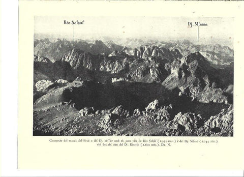 LAMINA 36063: Picos del monte Sinai