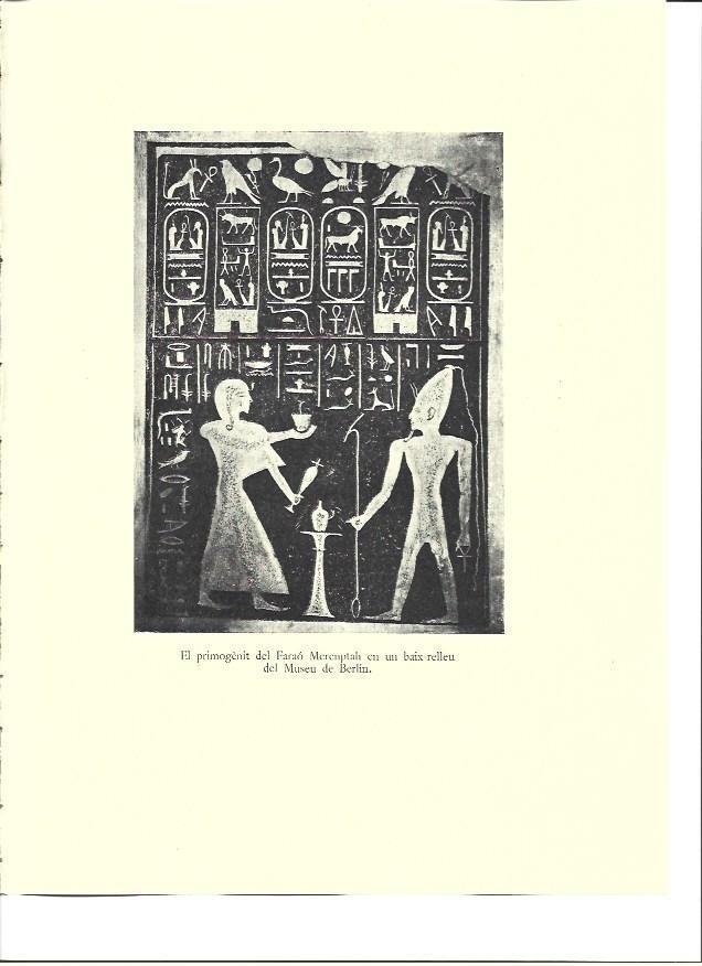 LAMINA 36014: Relieve con el primogenito de Merenptah 