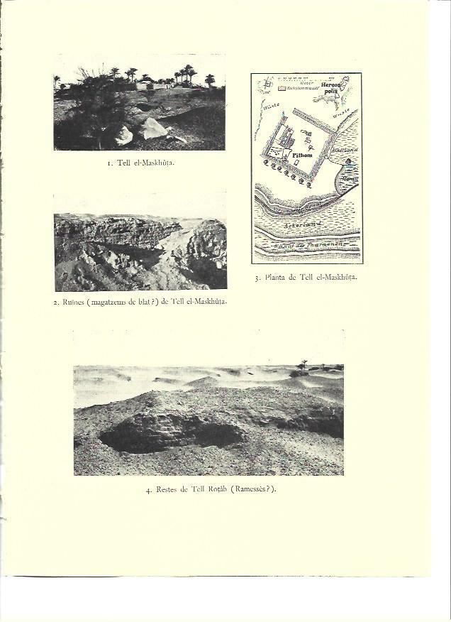 LAMINA 35997: Ruinas y planta de Tell el-Maskhuta en Egipto