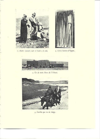 LAMINA 36006: Bastones y habitantes del Sinai