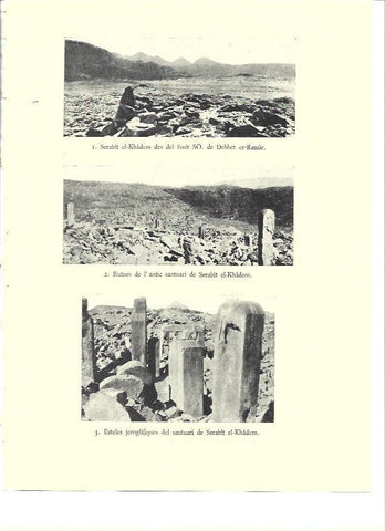 LAMINA 36046: Ruinas de Serabit el-Khadem