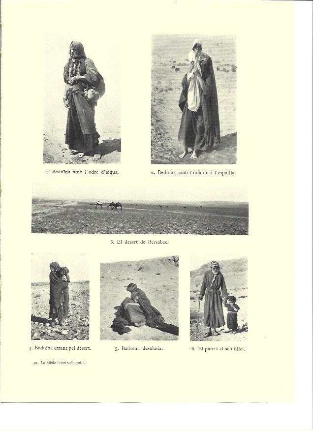 LAMINA 36238: Beduinas en el desierto de Bersabee