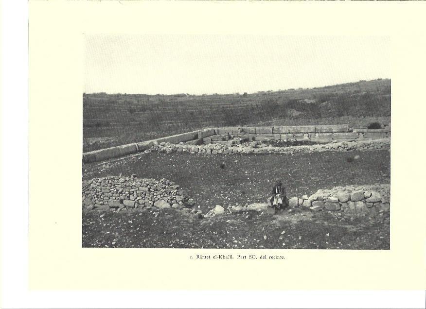 LAMINA 36213: Ruinas de Ramet el-Khalil