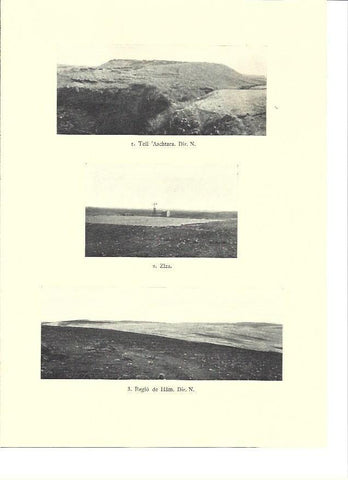 LAMINA 36216: Tell 'Aschtara, Ziza y region de Ham