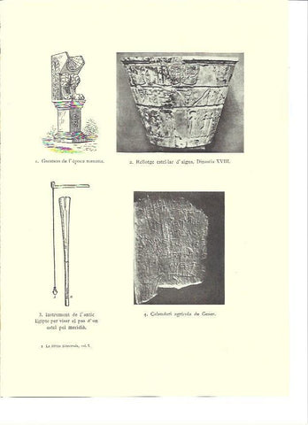 LAMINA 36163: Reloj de agua de la Dinastia XVIII