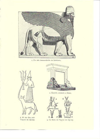 LAMINA 36169: Lamasu de Babilonia