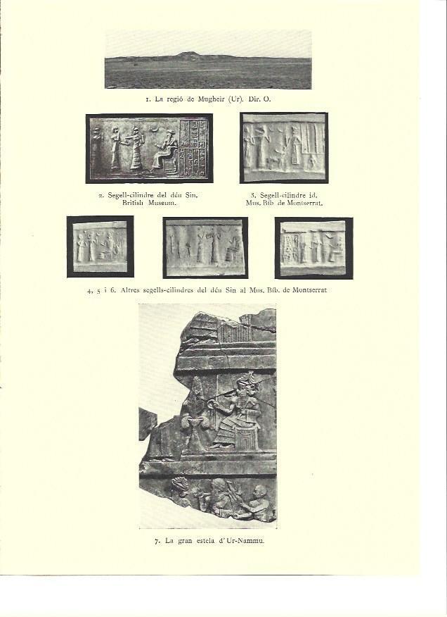 LAMINA 36197: Sellos cilindricos y estela de Ur-Nammu