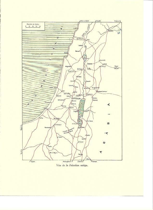 LAMINA 36196: Mapa de Palestina antigua