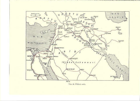 LAMINA 36195: Mapa del Antiguo Oriente Proximo