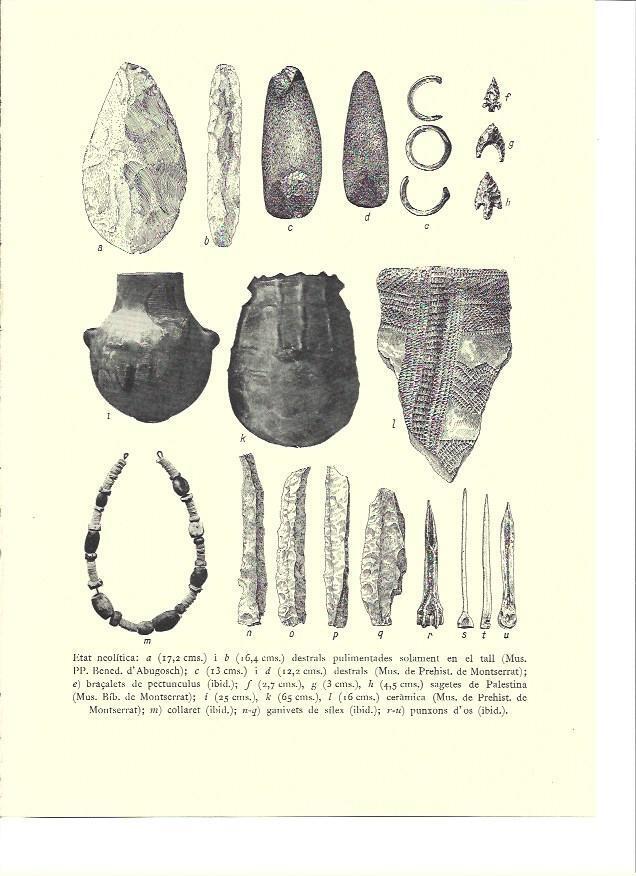 LAMINA 36174: Utensilios del Neolitico
