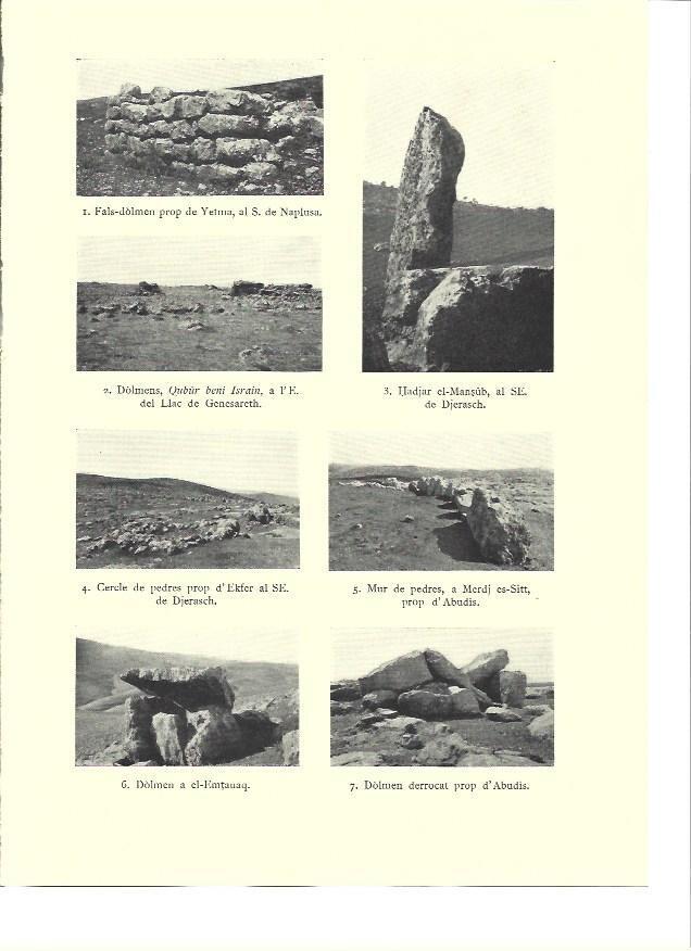 LAMINA 36178: Dolmenes en Palestina