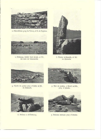 LAMINA 36178: Dolmenes en Palestina