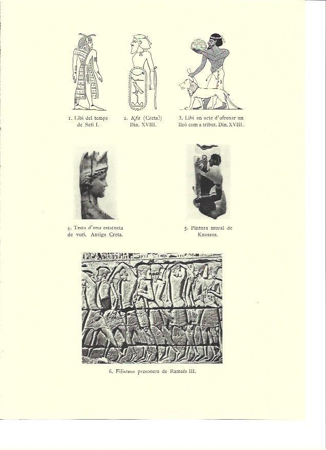 LAMINA 36184: Relieve con filisteos de Ramses III