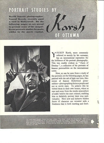 LAMINA 36553: Yousuf Karsh