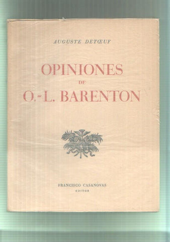 Opiniones de O.L. Barenton