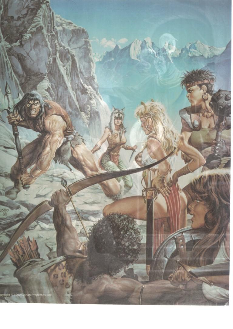 Planeta: Poster CONAN (27,5cm x 21,5cm) a doble cara: Numero 01