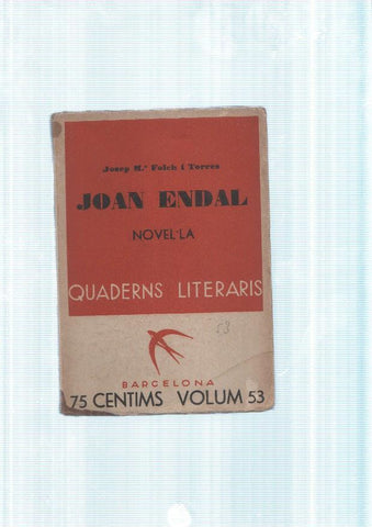 Joan Endal ( cubierta estropeada )