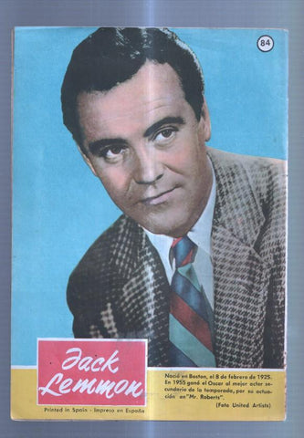 Sissi seleccion de novelas graficas numero 084: trasera foto artista Jack lemmon
