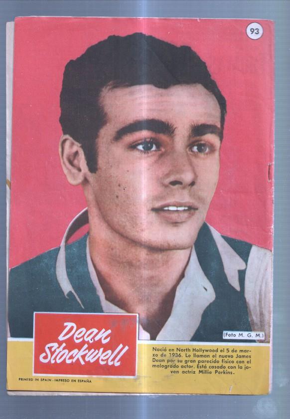 Sissi seleccion de novelas graficas numero 093: trasera foto artista Dean Stockwell