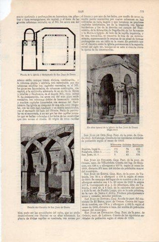 LAMINA V39482: Iglesia y claustro de San Juan de Duero