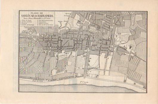 LAMINA V39469: Plano de Sanlucar de Barrameda