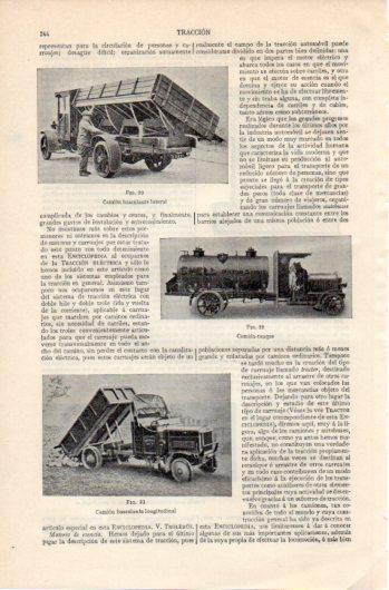 LAMINA V39532: Camion tanque y camion basculante