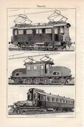 LAMINA V39537: Locomotoras monofasicas