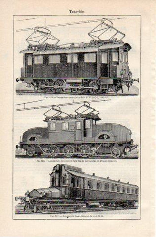 LAMINA V39537: Locomotoras monofasicas