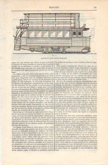 LAMINA V39533: Autobus de vapor sistema Serpollet