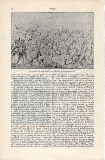 LAMINA V39520: Carlos Martel en la batalla de Tours