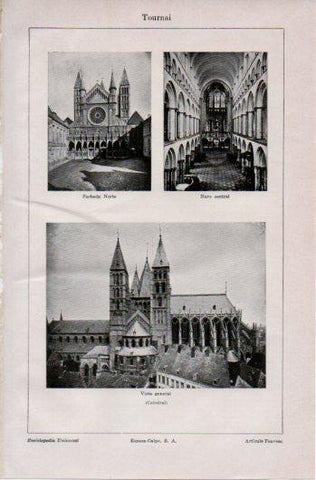 LAMINA V39518: Catedral de Tournai