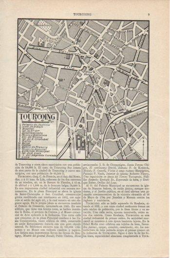 LAMINA V39503: Plano de Tourcoing