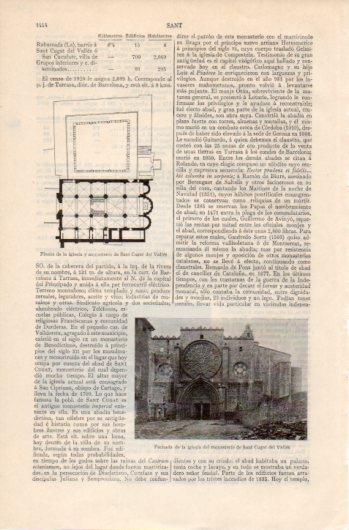 LAMINA V39508: Iglesia del monasterio de Sant Cugat del Valles