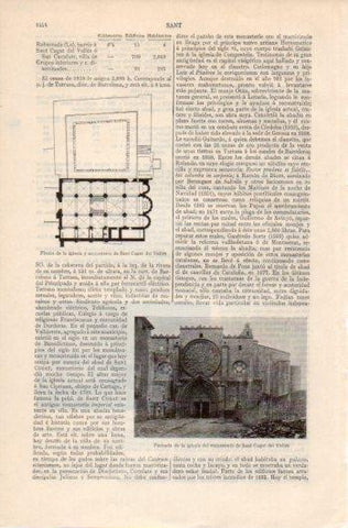 LAMINA V39508: Iglesia del monasterio de Sant Cugat del Valles