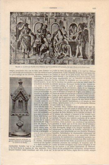 LAMINA V39509: Relicario llamado Sanson, Catedral de Reims