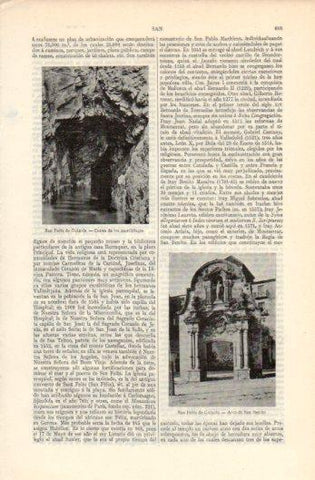 LAMINA V39369: Arco de San Benito y Cueva de los murcielagos en San Feliu de Guixols