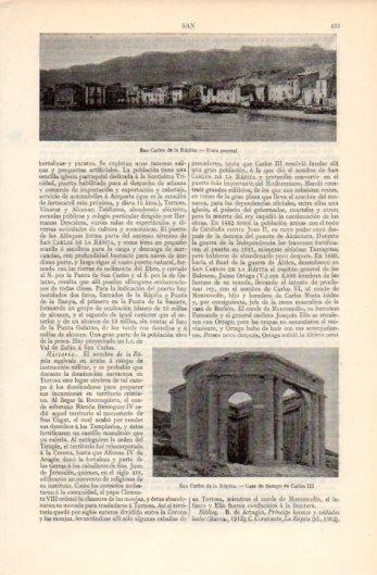 LAMINA V39374: Vista y casa de Carlos III en San Carlos de la Rapita