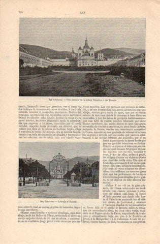 LAMINA V39382: Iglesia Colegiata y Palacio de San Ildefonso